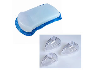 Caucho de silicona transparente y de alta tracción para moldeo (pirogénica)